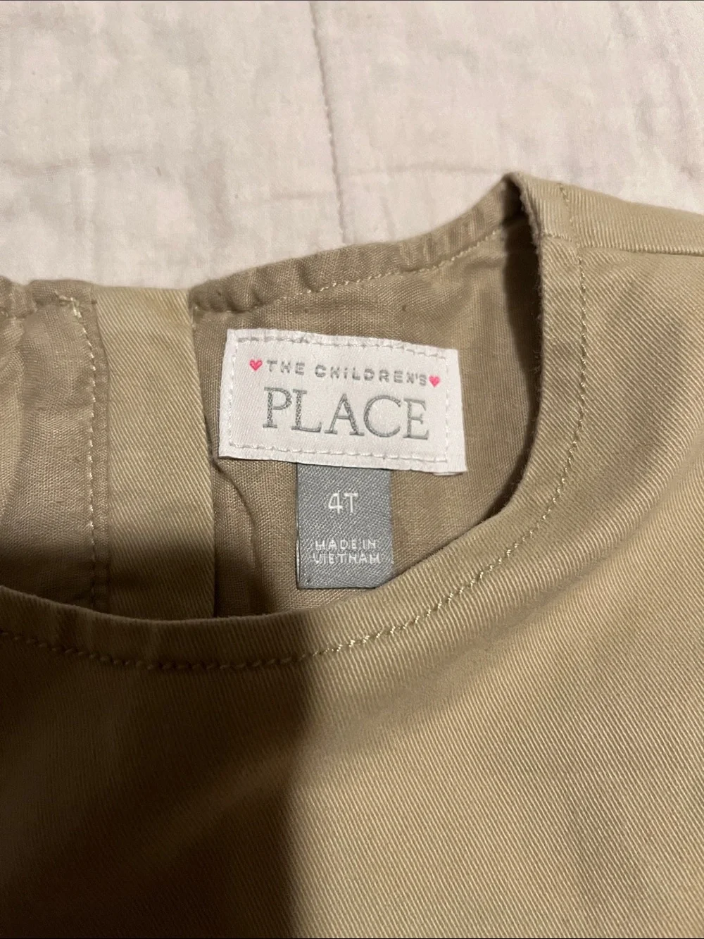 Girls Khaki Uniform Jumper - Size 4T